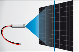Blue line lasers for special application