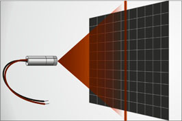 Linienlaser Geräte mit roter Laserfarbe