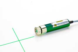 Green KLMi cross hair laser modules
