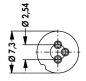 Preview: Laser diode connecting socket