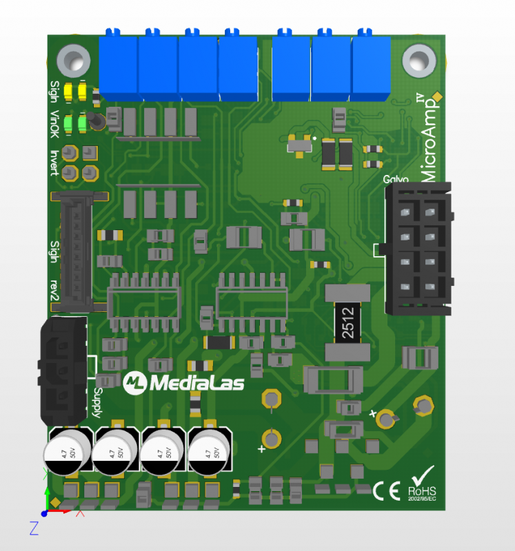 MicroAmp IV-6212 schneller Galvotreiber für CTR 6212 Galvos