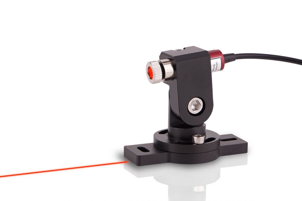 Line laser set BRIGHT RED 100mW, adjustable, insulated, incl. mount