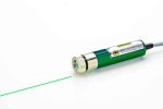 Line laser module 10 mW GREEN, 12 - 30 VDC, adjustable focus, insulated